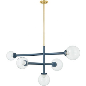 Sia - 5 Light Chandelier-21 Inches Tall and 43.25 Inches Wide - 1328564