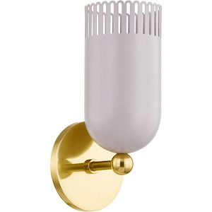 Liba - 1 Light Wall Sconce-10.25 Inches Tall and 4.75 Inches Wide