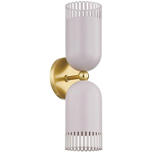 Liba - 2 Light Wall Sconce-16 Inches Tall and 4.75 Inches Wide