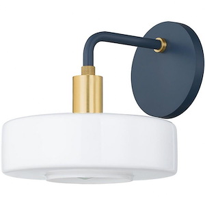 Aston - 1 Light Wall Sconce-7.75 Inches Tall and 7.75 Inches Wide