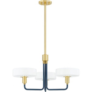 Aston - 3 Light Chandelier-12.25 Inches Tall and 24.25 Inches Wide - 1328572