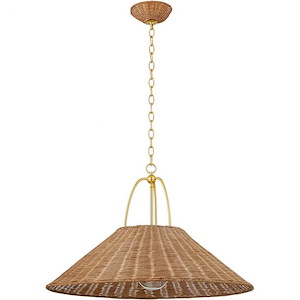 Davida - 1 Light Pendant-19 Inches Tall and 30 Inches Wide
