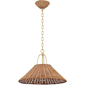 Davida - 1 Light Pendant-13.75 Inches Tall and 20 Inches Wide