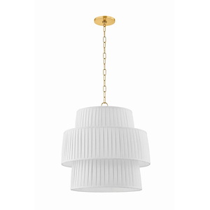 Rya - 1 Light Pendant-22 Inches Tall and 22 Inches Wide