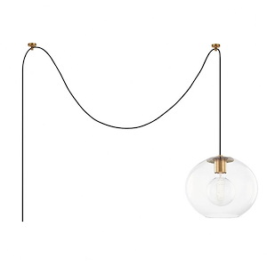 Margot-1-Light Large Swag Pendant in Style-12.25 Inches Wide by 10.5 Inches High - 865383