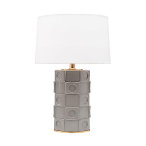 Athena-One Light Table Lamp in Style-16 Inches Wide by 21.5 Inches High