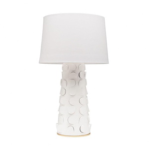 Naomi-One Light Table Lamp in Style-16 Inches Wide by 26.75 Inches High