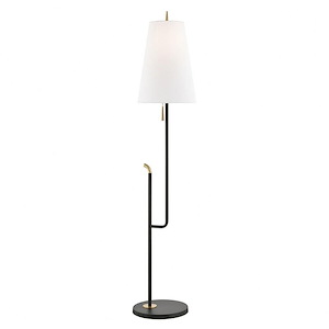 Lillian-One Light Floor Lamp in Style-12 Inches Wide by 60.5 Inches High