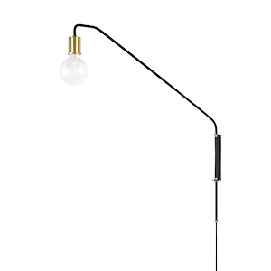 Becca 1 Light Wall Sconce in Industrial-Minimalist style 38.5 Inches Tall and 5 Inches Wide