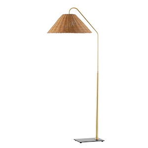 Lauren - 1 Light Floor Lamp-60 Inches Tall and 19.5 Inches Wide