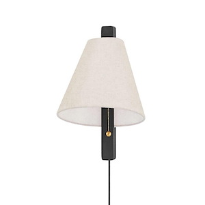 Ellen - 1 Light Plug-in Wall Sconce-15.5 Inches Tall and 9.75 Inches Wide - 1275097