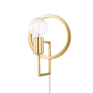 Tory - 1 Light Portable Wall Sconce-11 Inches Tall and 8.25 Inches Wide