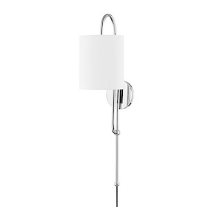 Caroline - 1 Light Portable Wall Sconce-26.75 Inches Tall and 6.5 Inches Wide