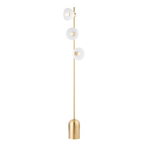Belle - 3 Light Floor Lamp-67 Inches Tall and 11 Inches Wide