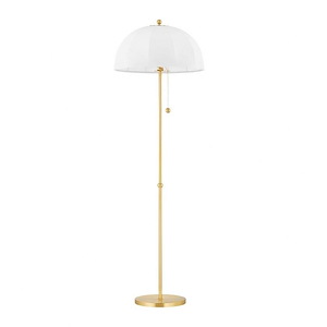 Meshelle - 1 Light Floor Lamp-64.25 Inches Tall and 20.25 Inches Wide
