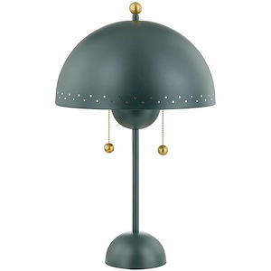 Jojo - 2 Light Table Lamp-25 Inches Tall and 15 Inches Wide