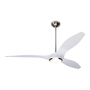 IC/Brisa DC - 3 Blade Ceiling Fan with Light Kit-24.1 Inches Tall and 56 Inches Wide