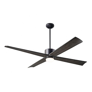 Nouveau DC - 4 Blade Ceiling Fan with Light Kit-26 Inches Tall and 56 Inches Wide