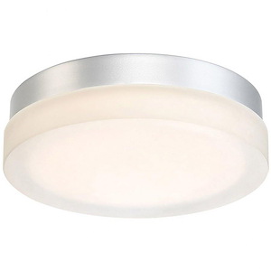 Circa-17W 1 LED Round Flush Mount in Contemporary Style-9 Inches Wide by 2.5 Inches High
