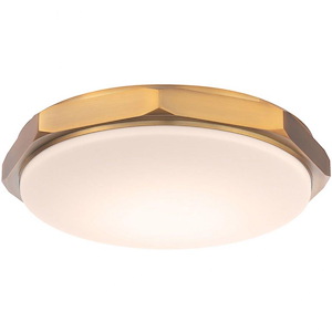 Grommet - 27W 1 LED Flush Mount In Transitional Style-3.25 Inches Tall and 16 Inches Wide - 1107042