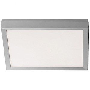 Argo-14.76W 1 LED Square Flush Mount in Contemporary Style-7.38 Inches Wide by 1 Inch High