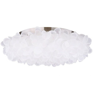 Fluffy-32W 1 LED Flush Mount in Contemporary Style-22.06 Inches Wide by 7 Inches High