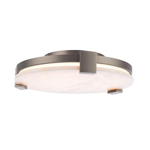 Catalonia - 37W 1 LED Flush Mount In Transitional Style-3.88 Inches Tall and 16.63 Inches Wide