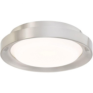 Luma-20W 1 LED Flush Mount in Contemporary Style-10 Inches Wide by 2.4 Inches High
