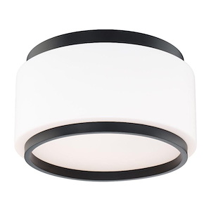 Preston - 27.6W 1 4CCT LED Flush Mount-9 Inch Tall and 15.8 Inch Wide - 1376597