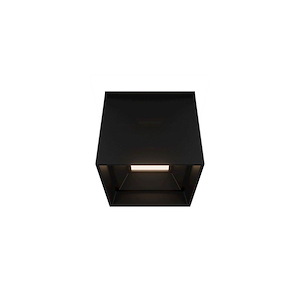 Squat - 9.5W 1 LED Outdoor Flush Mount-3.88 Inch Tall and 3.5 Inch Wide - 1428779