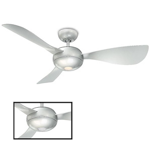 Stargazer - 52 Inch 3 Blade Ceiling Fan with LED Light Kit and Remote Control