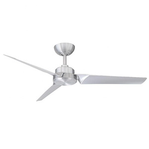 Roboto-52 Inch 3-Blade Ceiling Fan with Remote Control in Contemporary Style-12.75 Inches High