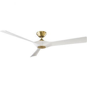 Torque - 58 Inch 3 Blade Ceiling Fan with Remote Control In Contemporary Style-10.6 Inches Tall