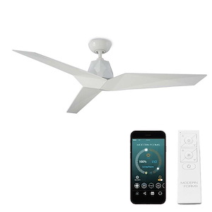 Vortex-60 Inch 3 Blade Ceiling Fan with Remote Control in Modern Style-15 Inches High