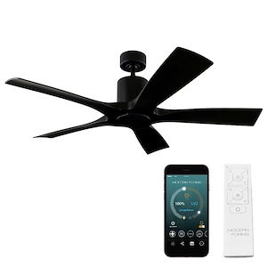 Aviator-54 Inch 5-Blade Ceiling Fan with Remote Control in Transitional Style-15.5 Inches High