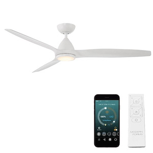 Skylark - 3 Blade Ceiling Fan with Light Kit-14.7 Inches Tall and 62 Inches Wide