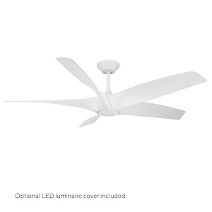 Zephyr - 5 Blade Ceiling Fan with Light Kit-16.6 Inches Tall and 62 Inches Wide - 1338769