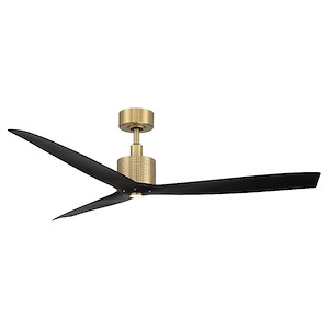 Spinster - 3 Blade Ceiling Fan with Light Kit-13.8 Inches Tall and 60 Inches Wide