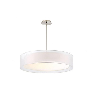 Metropolis-47.5W 1 LED Pendant in Contemporary Style-30 Inches Wide by 6.75 Inches High - 1334231