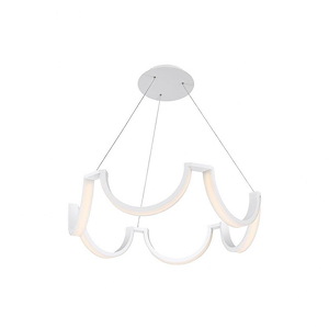Marin-41W 1 LED Chandelier in Contemporary Style-37 Inches Wide by 8 Inches High