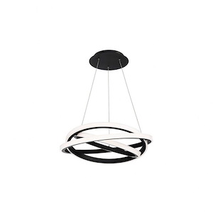 Veloce-54W 1 LED Chandelier in Contemporary Style-26 Inches Wide by 7 Inches High