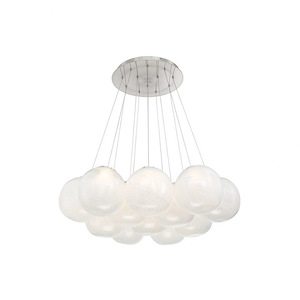 Cosmic - 84W 12 LED Pendant  In Contemporary Style-10 Inches Tall and 36 Inches Wide