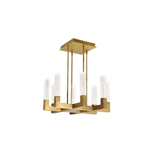 Cinema-56W 8 LED Pendant in Contemporary Style-26 Inches Wide by 6 Inches High