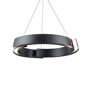 Battlestar - 30W 1 LED Pendant In Modern Style-3.5 Inches Tall and 28.25 Inches Wide