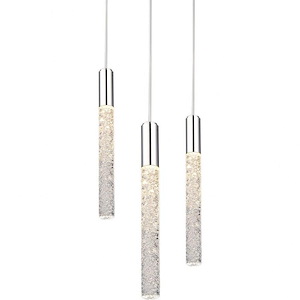 Magic-17W 3 LED Round Chandelier in Modern Style-12 Inches Wide by 11.8 Inches High - 970545