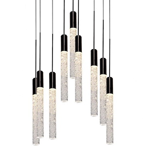 Magic-51.5W 9 LED Round Chandelier in Modern Style-17 Inches Wide by 11.8 Inches High