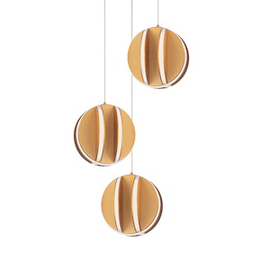 Carillion - 81W 1 LED Pendant In Modern Style-5.88 Inches Tall and 12 Inches Wide