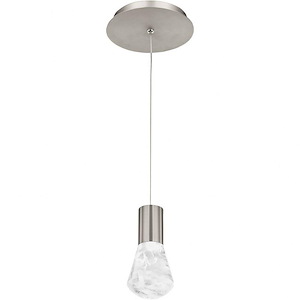 Plum-6.7W 1 LED Mini Pendant in Contemporary Style-3 Inches Wide by 6 Inches High