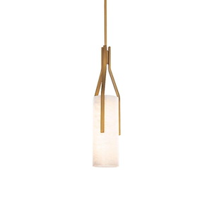 Firenze - 11W 1 LED Pendant In Transitional Style-22 Inches Tall and 4.63 Inches Wide