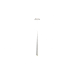 Cascade-8W 1 LED Pendant in Modern Style-1.5 Inches Wide by 28 Inches High - 1045352